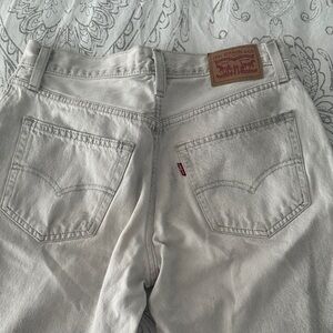 Levi's Classic Wide Leg Gray Denim Jeans